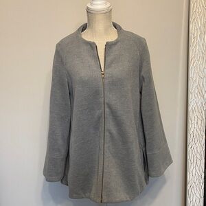Gray Zip-Up Jacket